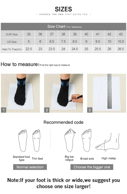 Size Guide - Find Your Perfect Size | Sole Bliss