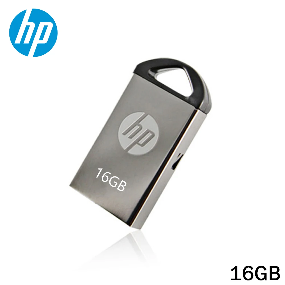 Hp Mini USB флеш-накопитель для автомобиля 64 ГБ 32 ГБ 16 ГБ металлическая ручка-накопитель USB 2,0 Флешка флеш-накопитель диск памяти на ключ флэш-накопитель