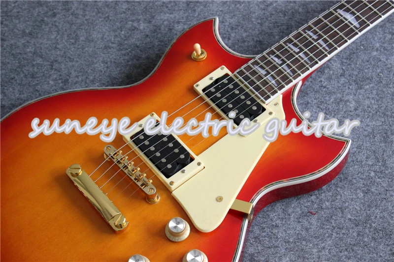 Suneye CS Cherry Sunburst YMH Style Suneye SG Guitar Electric Pull/Push Switch SG Guitarra Electrica Suneye Electric Guitar Kit