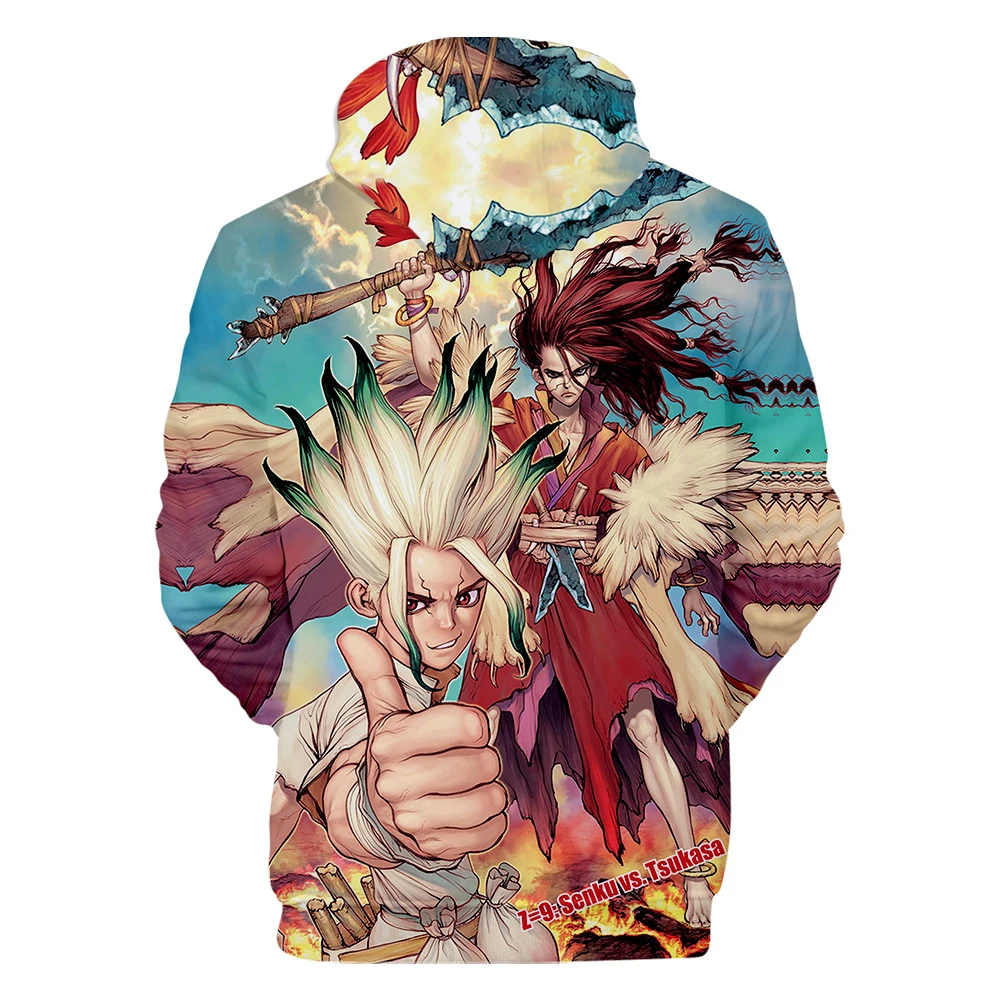 Новинка, худи dr. stone 3D для мужчин и женщин, толстовка с изображением комиксов, модная мужская толстовка с длинным рукавом для детей, худи dr. stone худи для мальчиков и девочек, пуловеры