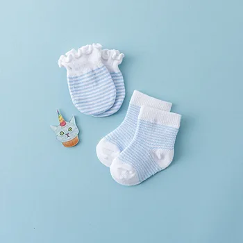 

4 Pairs Children Kids Baby Newborn Socks Gloves Anti-scratch Breathable Elasticity Hot Sales