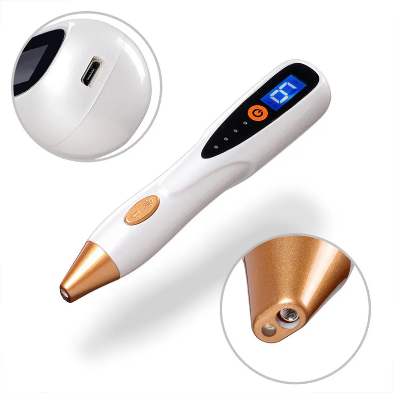  1Pcs Spot Removal Beauty Plasma Pen Portable Home LED Laser Pen LCD Screen Freckle Tattoo Beauty In - 4000037871964