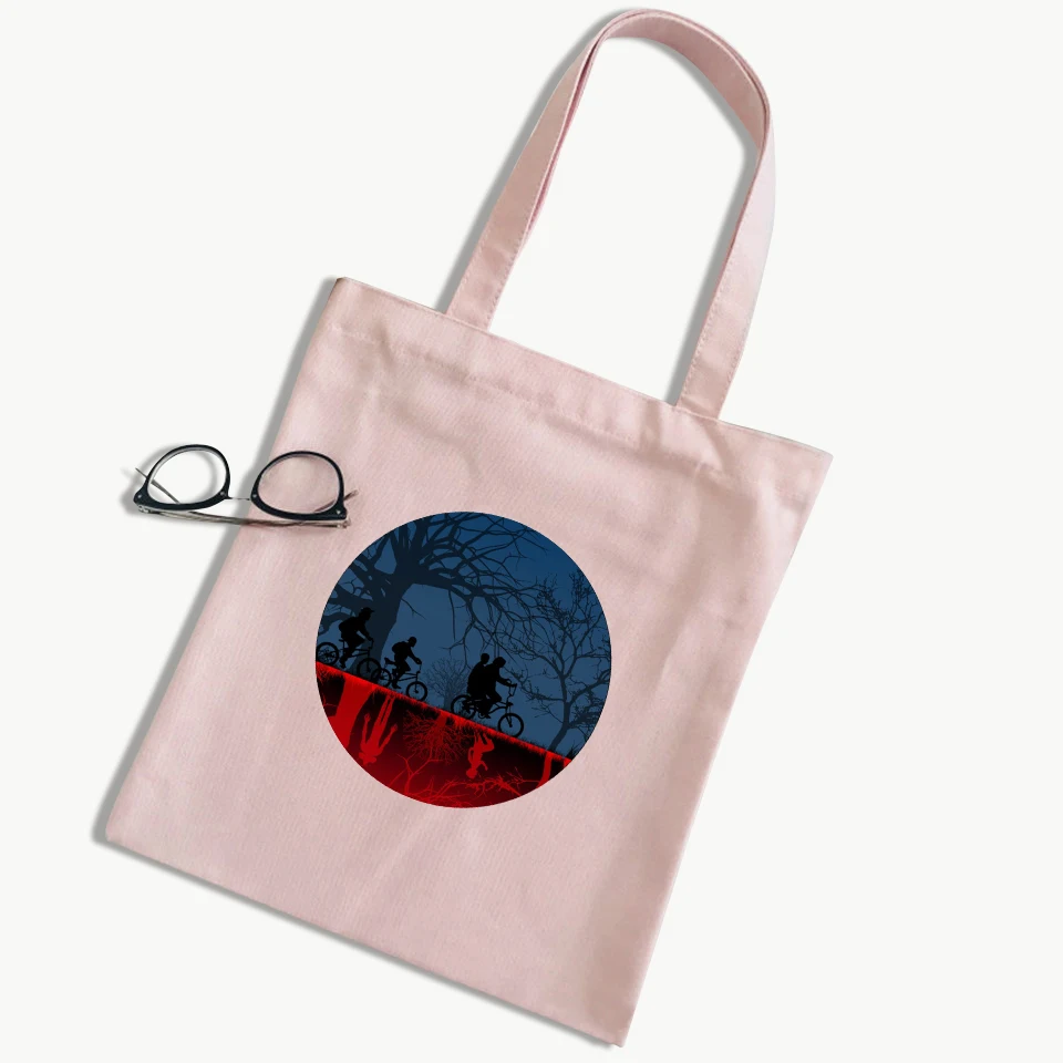 Frdun Tommee Stranger Things сумка на плечо, холщовая, хлопковая, забавная, новая, с принтом алфавита, женская, летняя, модная, на ремне, с карманом