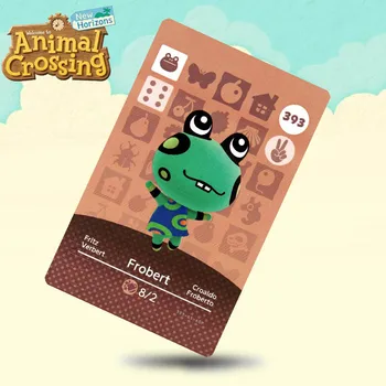 

393 Frobert Animal Crossing Card Amiibo Cards Work for Switch NS 3DS Games
