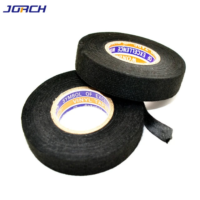 1PCS Black Acetic Acid Adhesive Tape Flame Retardant High Temperature  Insulating Acetate Cloth Tape For LCD Repairing