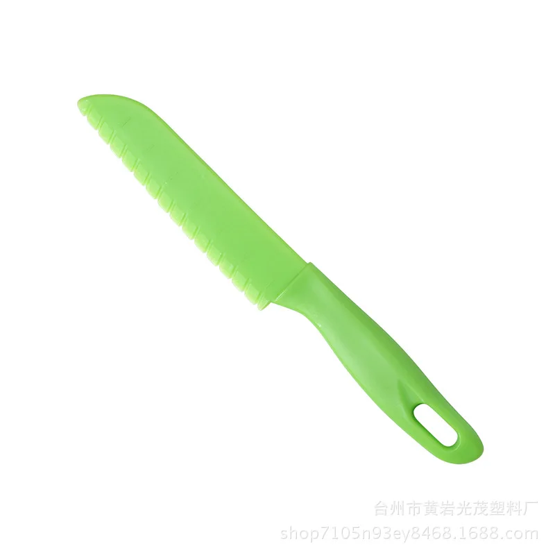 jawbush Lettuce Knife for Kids, 8.7 Plastic Kids Safe Knives Set, Serrated  Paring Knife for Cutting Fruits, Bread, Brownies, Veggies and More, Nylon