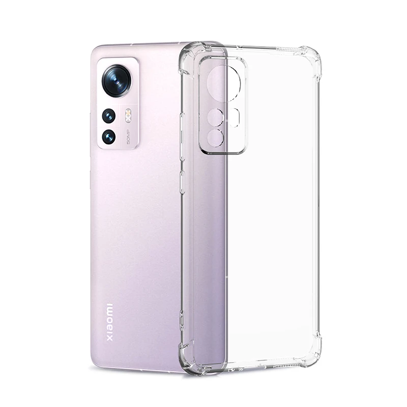 Противоударный силиконовый чехол с объемной подушкой для Xiaomi Mi 12 11 10 9 8 Lite 11X 11T 10T 9T