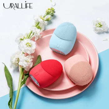 

JJ Sonic Facial Cleansing Brush Mini Electric Massage Washing Waterproof Silicone Deeply Face Cleansing Tools