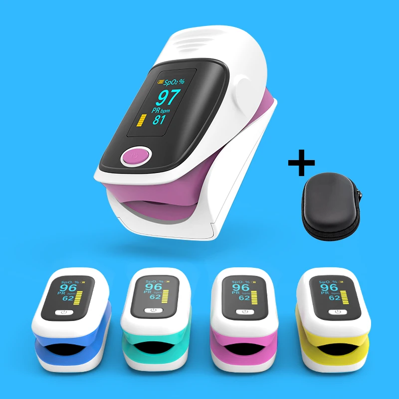 

BOXYM OLED Finger Pulse Oximeter Oximetro de dedo blood oxygen Heart Rate Saturation Meter Saturometro Monitor CE