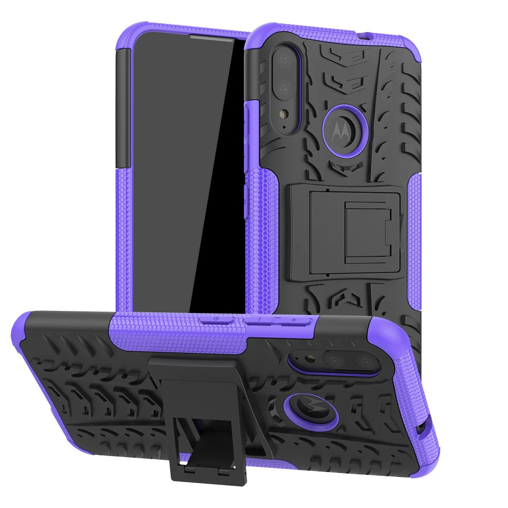 purple Для Motorola Moto E6 Plus чехол Защитный чехол для телефона чехол для Motorola Moto E6 Plus чехол - Цвет: purple