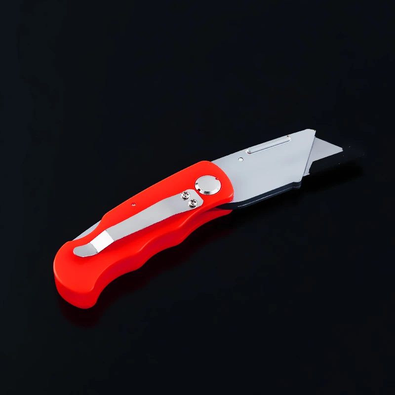 Складной универсальный нож большой резак для бумаги открытая коробка нож для резки ковровых покрытий обои нож лестница лезвие нескользящий нож