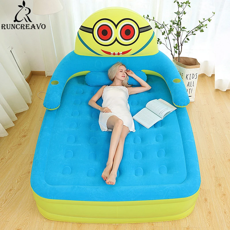 Матрас с мультипликационным рисунком матрас для кровати надувкой подходит детей