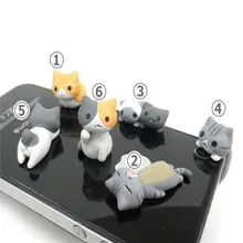 Милый кот Анти грязь пыль-стойкий разъем 3,5 мм разъем для наушников гарнитура телефон Аксессуары для iPhone 5 5S SE 6 6s huawei P20 lite P9