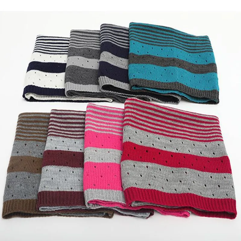 Детский Теплый шарф унисекс толстый хлопковый для мальчиков и девочек Осень зима