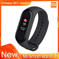 Original Xiaomi Mi Band 4 Neueste Musik Smart Armband Herz Rate Fitness Tracker 0.95 ”Farbe AMOLED Screen BT 5,0