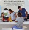 【7 Years Warranty】BPA Free Heavy Duty Professional Commercial Bar Blender Food Mixer Juicer Ice Crusher Smoothie Maker Max 2200W 6
