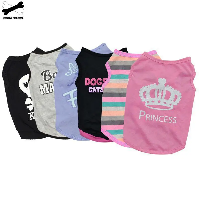 Disfraz mascota gato pequeño perro gato ropa lindo cachorro gato playera de gatito Chaleco de verano camisa de ropa para primavera y verano 23