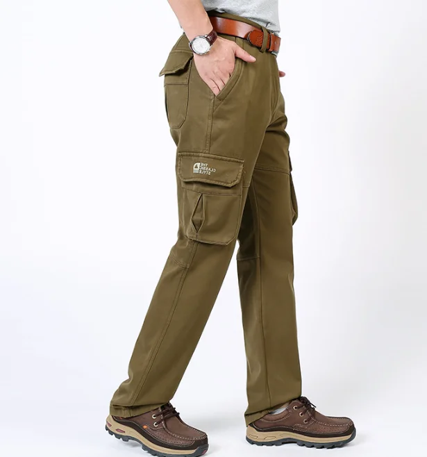 Мужские тёплые Леггинсы зимние утепленные повседневные штаны плюс размер 44 прямые флисовые длинные брюки мужские s Мужская одежда Комбинезоны