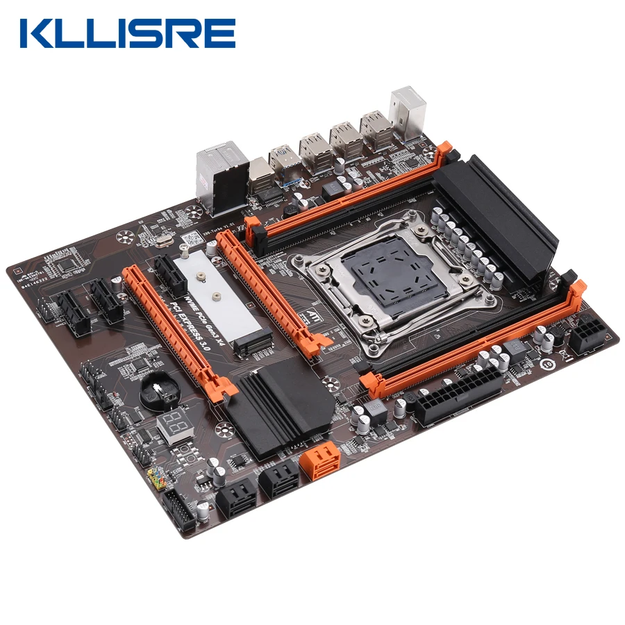 Комплект материнской платы Kllisre X99 с процессором Xeon E5 2620 V3 2 шт. X 8 ГБ = 16 2400 МГц DDR4