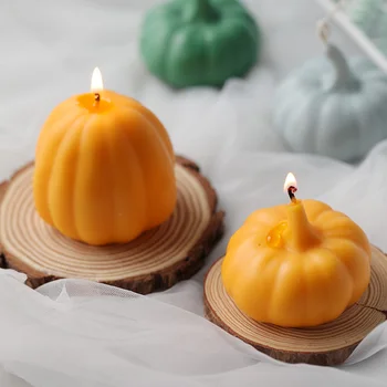 

pumpkin Halloween harvest Candle Molds Silicone Mold Aromatherapy Soap Mould For Candle Making Chocolate Cake Decoration