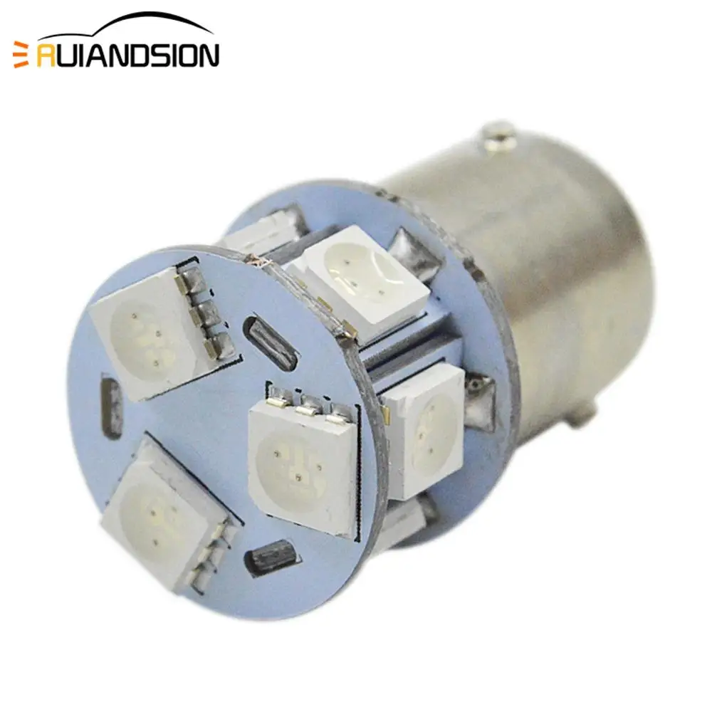 1 шт. 6-30 в 1156 BA15S 1157 BAY15D BA15D 5050 9smd автомобильные морские стоп-светильник лы