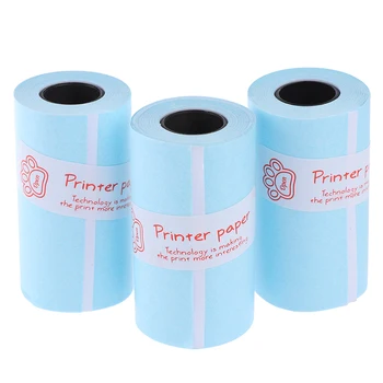 

3 Rolls Printing Sticker Paper Photo Paper For Mini Pocket Photo Printer For Paperang P1 P2 Bill Receipt Papers