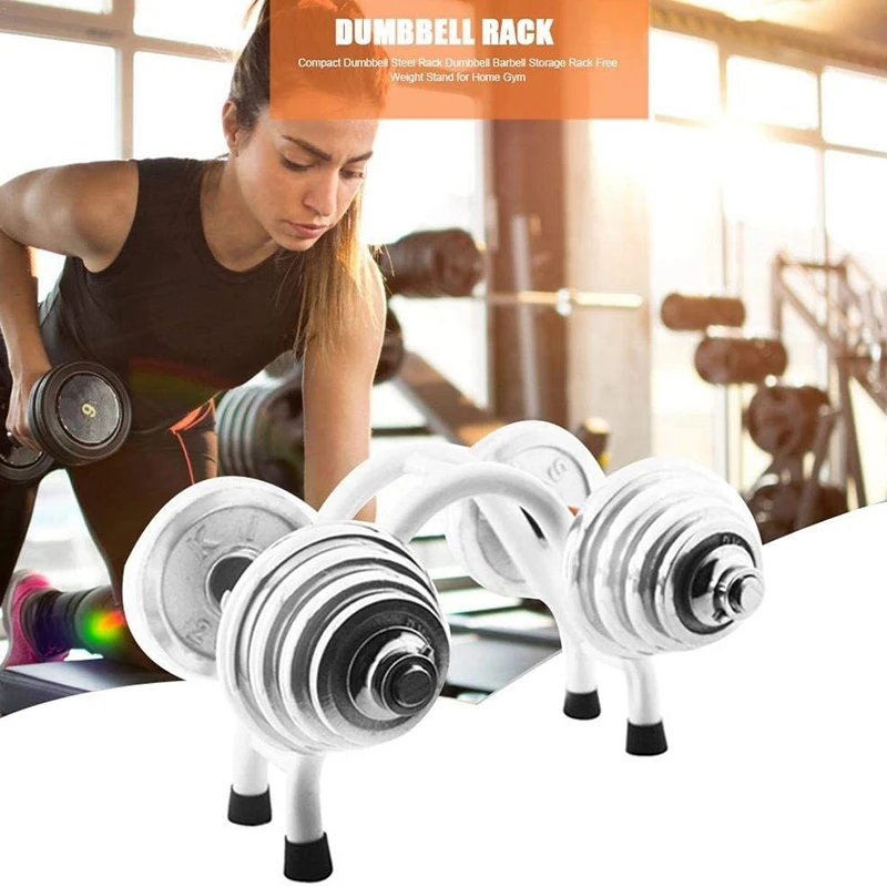

Dumbbell Rack Compact Dumbbell Barbell Storage Rack Dumbbell Free Weight Stand for Household Office Gym