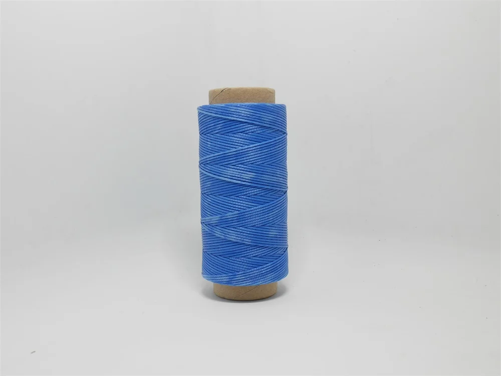 Royal Blue 8023 33 цвета 150D 0,8 мм x 250 м прочная плоская Вощеная нитка из полиэстера для рукоделия - Цвет: Royal Blue 8023
