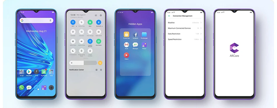 Global Version realme 5 3GB 64GB 6.5'' Moblie Phone Snapdragon 665 Octa Core Quad Camera Cellphone 5000mAh VOOC 10W Fast Charger