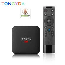 T95 S1 Amlogic S905W Android 7,1 ТВ приставка 2GB16GB Smart tv 4K H.264 HD медиаплеер T95 S1 2,4G Wifi Беспроводная приставка