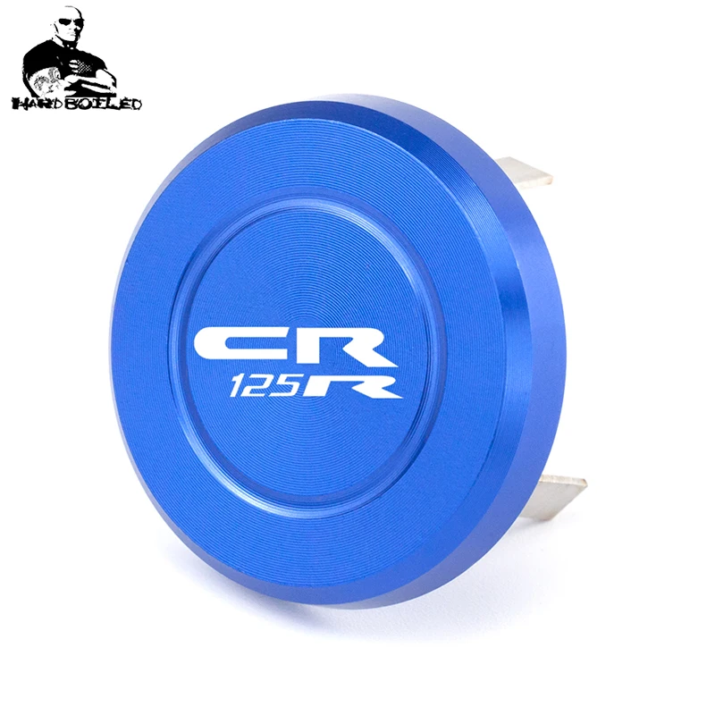 CNC Aluminum Motorcycle Handlebar Fork Stem Top Cap Decoration Cover For HONDA CR 125 R CR 250 R With Logo CR 125R & CR 250R (7)