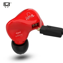 KZ ZS4 наушники 1DD+ 1BA гибридная технология Hi-Fi стерео гарнитура в ухо монитор спортивные наушники с шумоподавлением игровые наушники