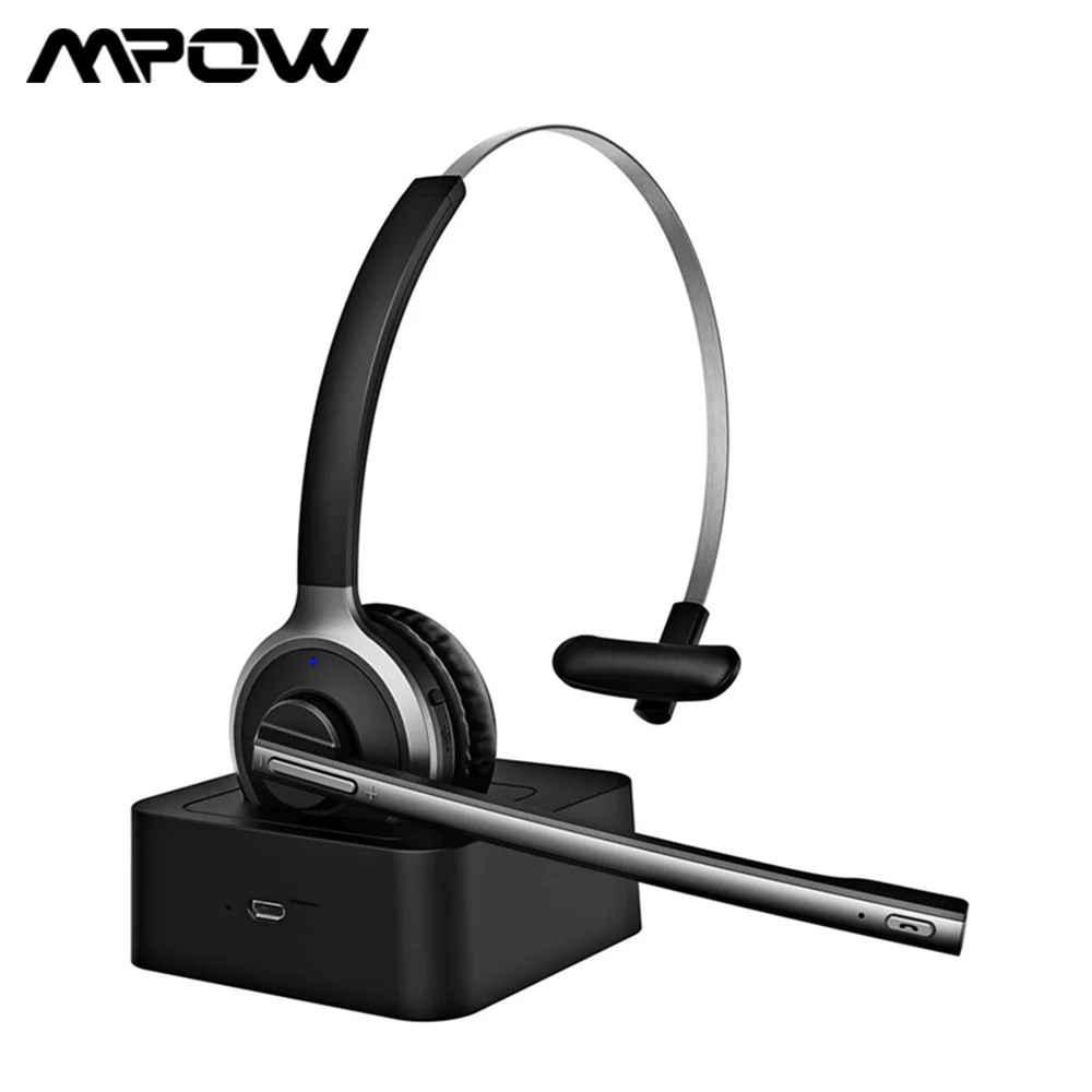 Mpow USB Kopfhörer Stereo Headset 3.5mm mit Mikrofon Noise Cancelling Handy PC
