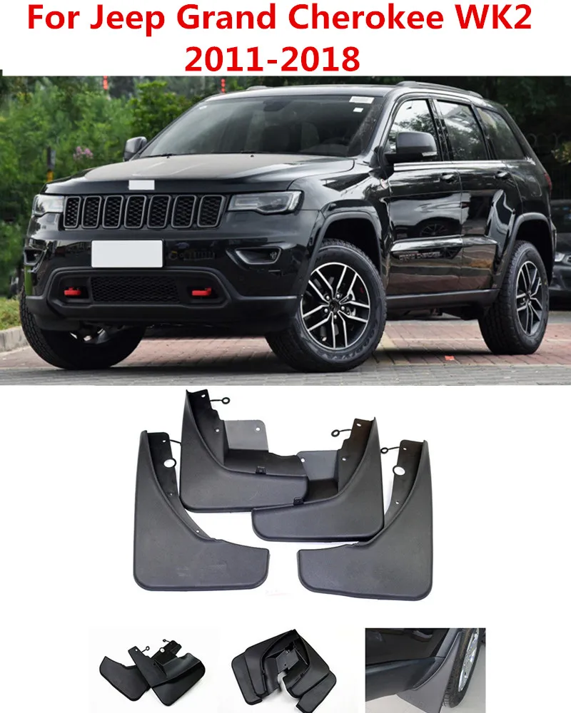 Автомобильный брызговик s для Jeep Grand Cherokee WK2 2011 2012 2013- брызговики брызговик крыло брызговиков - Цвет: Grand Cherokee WK2