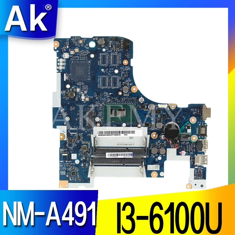 NM-A491 материнская плата для ноутбука lenovo 300-17ISK SR2EU I3-6100U процессор UMA MB