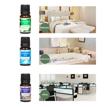 

10ML Pure Aroma Freshly Fragrance Oil Flower Essential Oil Pure Natural Aromatherapy Oils Fragrance Aroma Air Purified