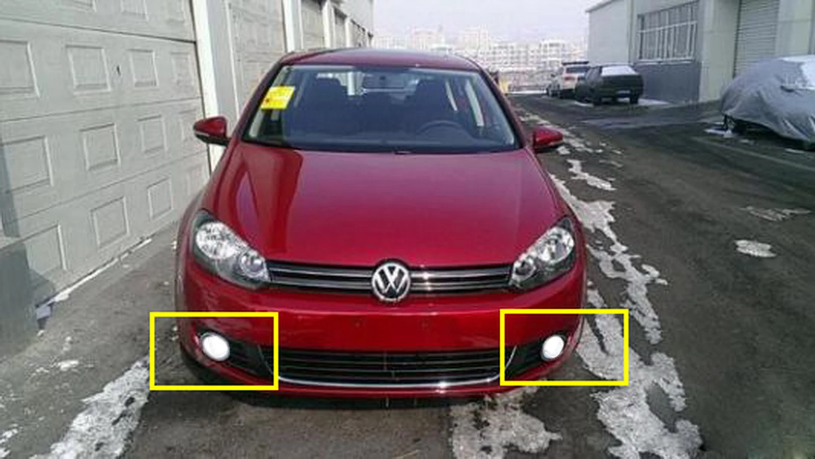 Для VW Golf MK6 Jetta Touran передний бампер противотуманный светильник с 45 Вт Светодиодная лампа Samsung L& R