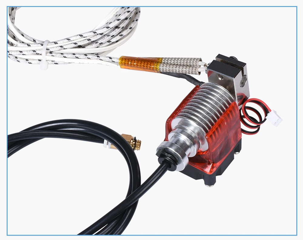 GmFive V6 j-головка Hotend экструдер 12 В/24 В дистанционный Боуден E3D Hotend тепловой блок сопла тепловой вентилятор PT100 для Ender 3 3d принтер