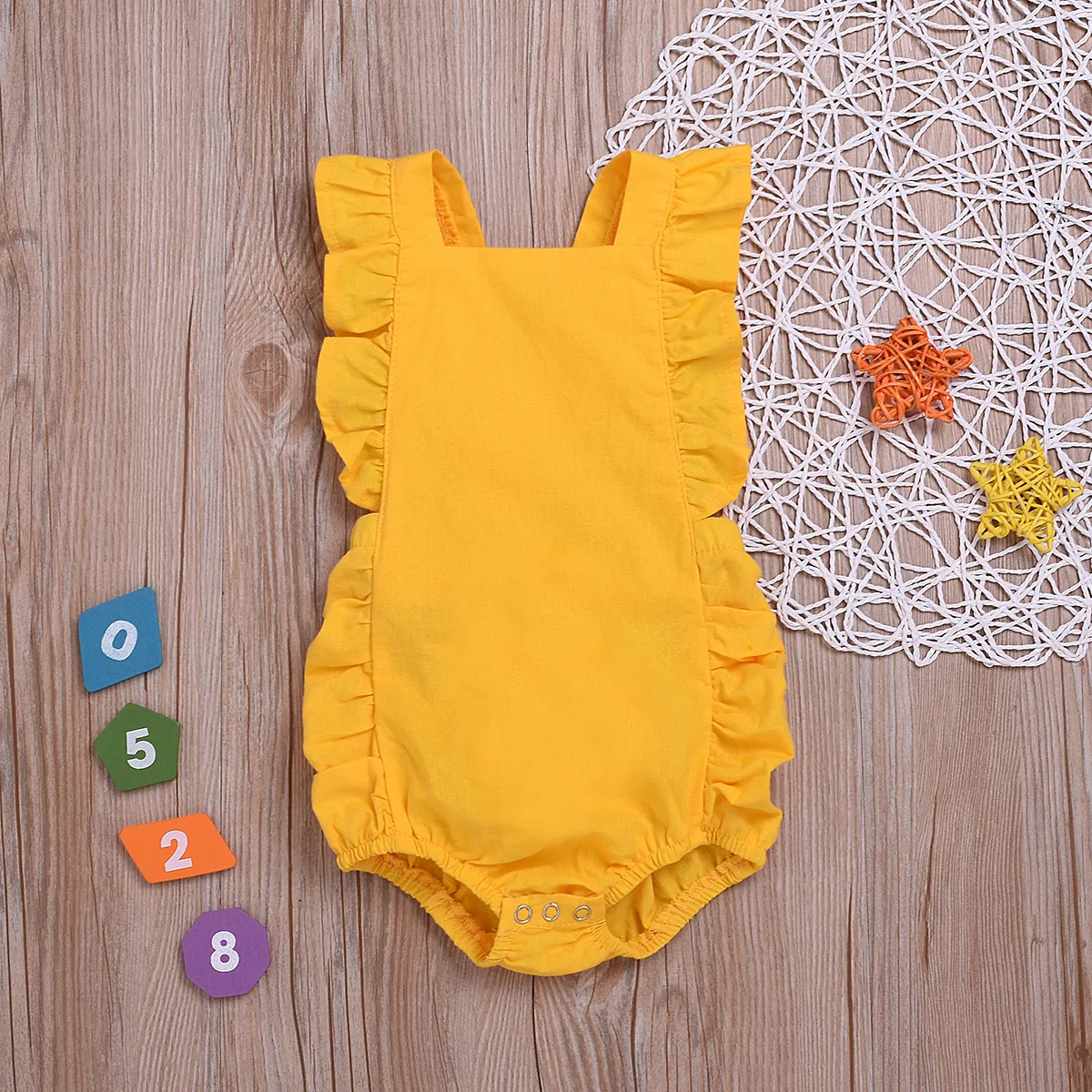 

2019 Summer New Style Infants Child One-piece Triangle Romper Europe And America Childrenswear Baby Solid Color Cotton Linen Cra