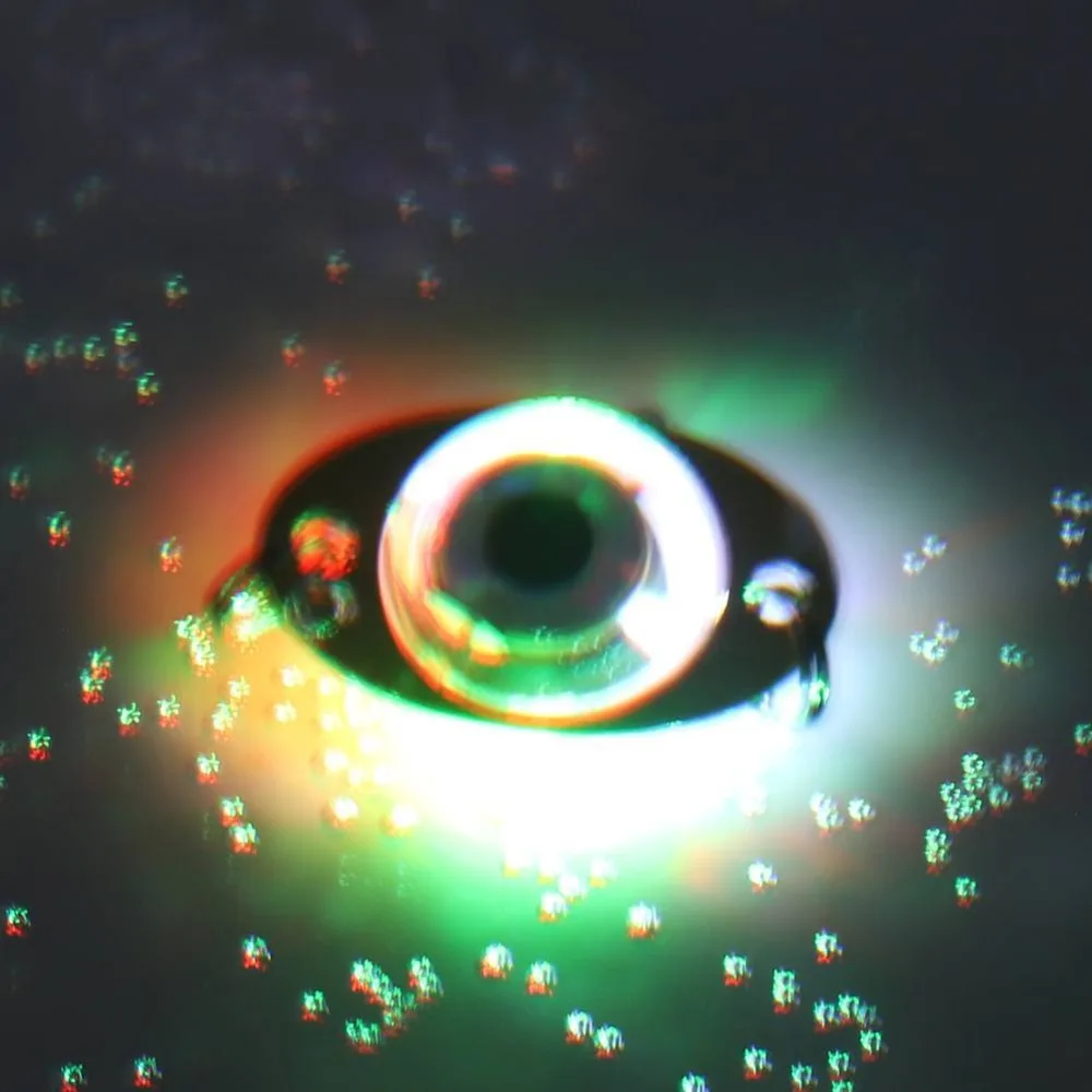 

Flash Lamp Artificial Bait LED Deep Drop Underwater Eye Shape Fishing Squid Fish Lure Light New