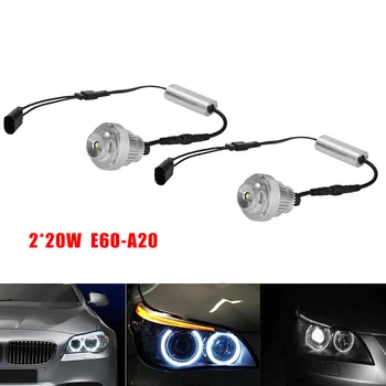 

Angel Eyes Angel Eyes Led Durable Angel Eye Light Car Headlight DC 12V 2PCS Super Bright Led Angel Eyes for BMW E60-A20