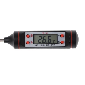 

Food Oil Cooking Meat BBQ Probe Digital Thermometer Temperature Kitchen 77UD