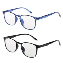 Простые Модные деловые очки, оправа для мужчин и женщин TR 90, защита от Голубых лучей, УФ 400, компьютерные очки, прочные
