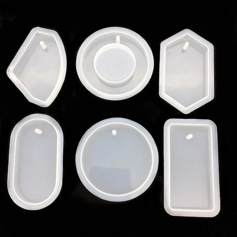 

Silicone Mold Pendant Crafts Jewellery Molds DIY Transparent Clay Resin Epoxy Molds For Jewelry Making Tools Resin Moulds