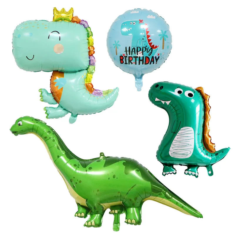 

Large Lovely Crown Dinosaur Foil Balloons Tanystropheus Balloon Forest Party Theme Jungle Party Children Birthday Party Decor