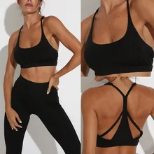 Женский Повседневный однотонный сетчатый бюстгальтер с бретельками для фитнеса и спорта, тонкий сексуальный бюстгальтер для йоги, красивый бюстгальтер на спине, Пляжная майка с бретельками# G3