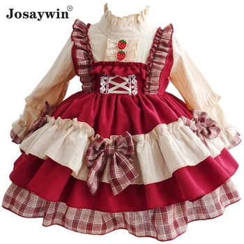 

Christmas Dress for Girls Baby Autumn Long Sleeve Navidad Wedding Dress Girl Ball Gown 2020 Lolita Girl Princess Party Vestidos