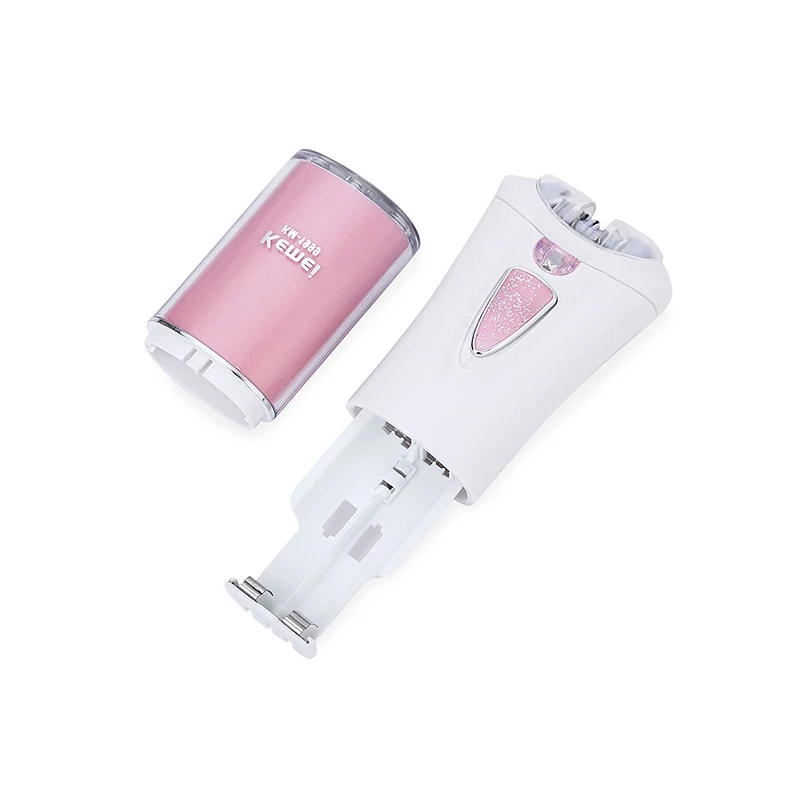 KEMEI Электрический аккумулятор для эпилятора электробритва удаления депиляции женское тело Ноги бикини лицо подмышек титановое лезвие 40D