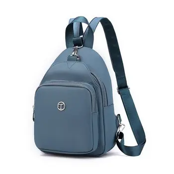 

New High Quality Bookbag Women Backpack Fashion Travel Female Rucksack Nylon Teenage Casual School Bag Chest Shoulder Bag