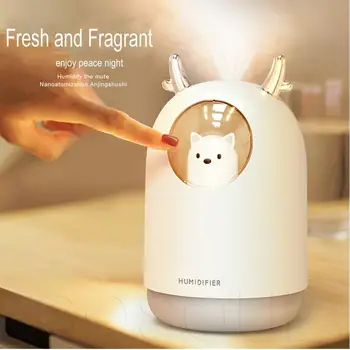 

Air humidifier Essential Oil Diffuse eliminate static electricity clean air Care for skin Nano spray technology 2 color lights